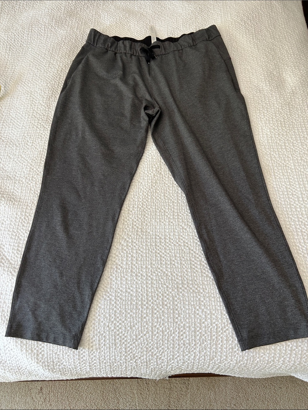 lululemon athletica Men’s Charcoal Drawstring Joggers